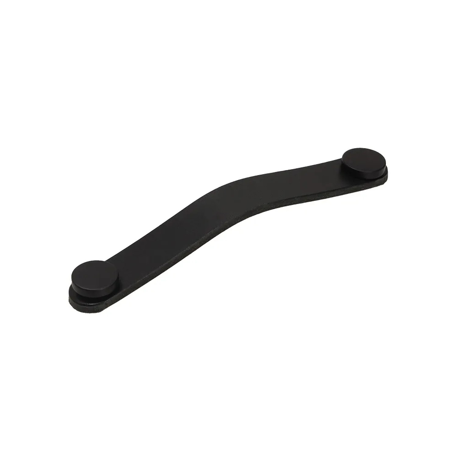 Gamet Uchwyt meblowy skóra czarny/czarny mat UL24 128 mm