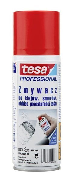 Zmywacz w sprayu do kleju i etykiet 200ml Tesa