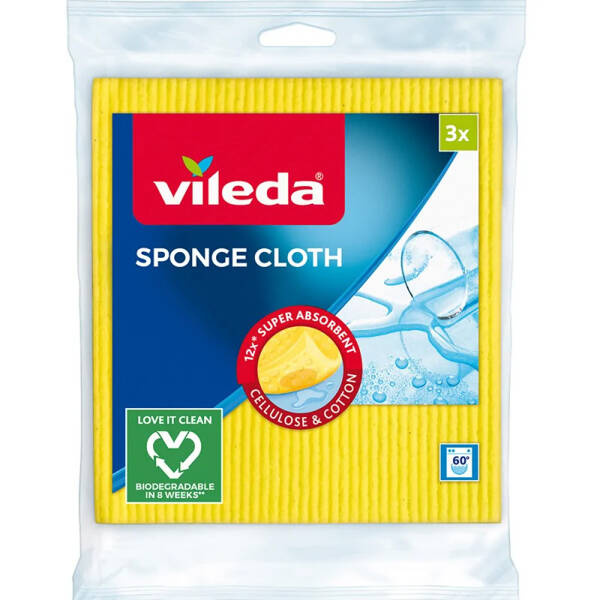 Ściereczki gąbczaste 3 sztuki Vileda