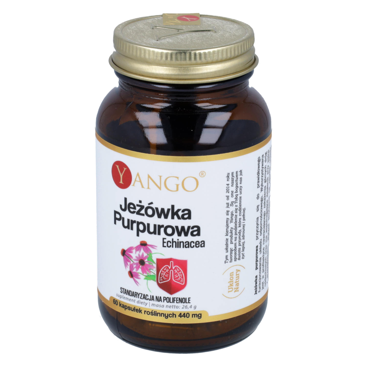 Yango jeżówka purpurowa (echinacea), 60 kapsułek