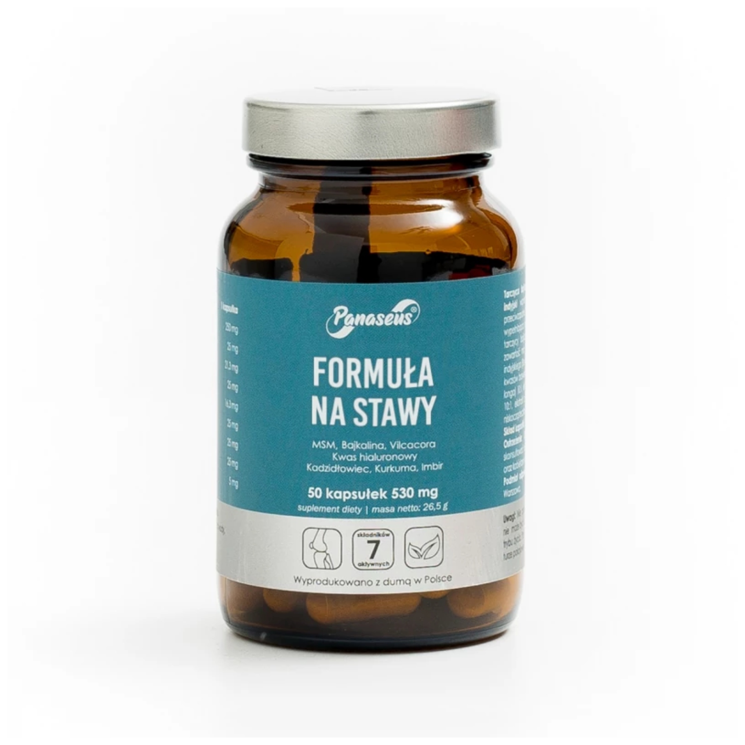 Panaseus, formuła na stawy, 50 kapsułek