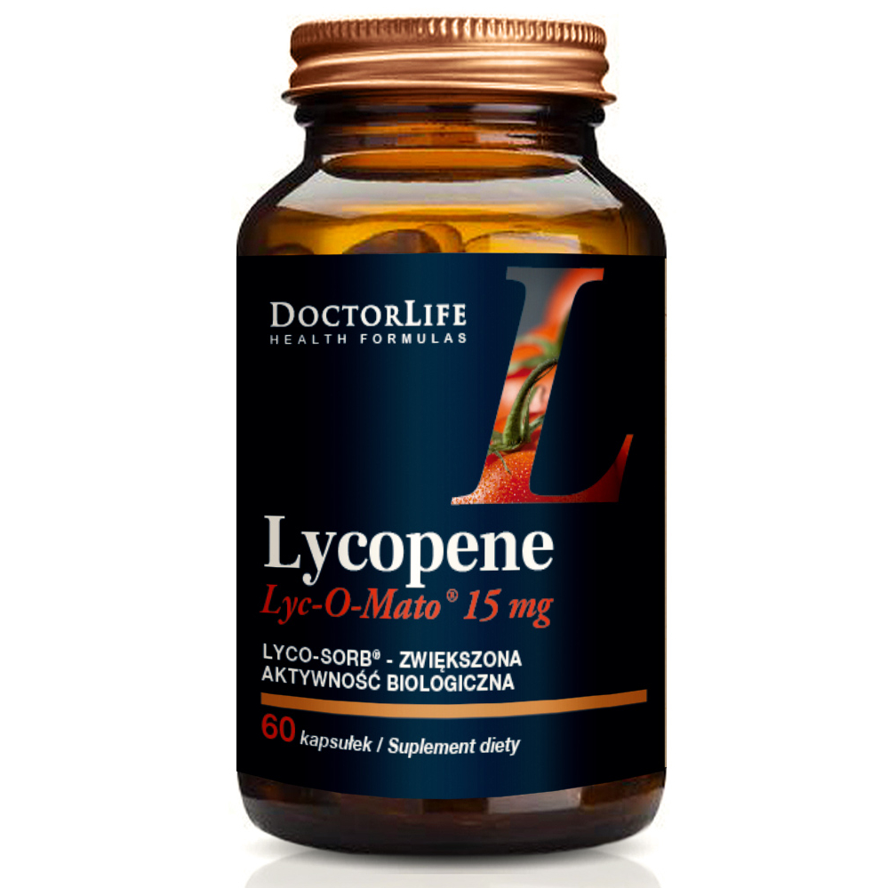 Doctor life lycopene 15 mg, 60 kapsułek