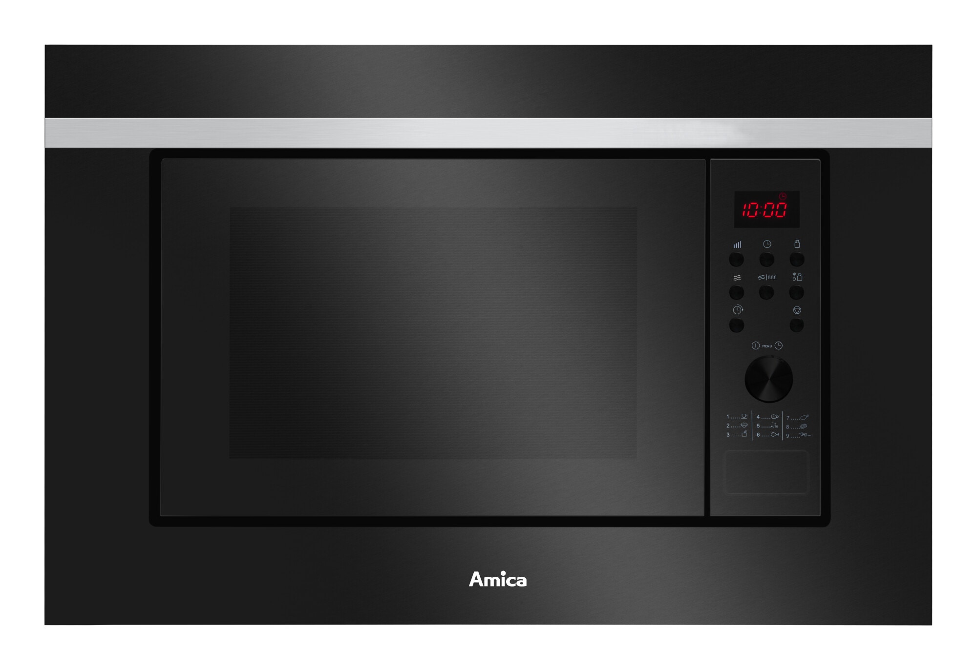 Kuchenka mikrofalowa Amica AMGB20E2GB F-TYPE do zabudowy Czarny 1200 W Sterowanie: Elektroniczne