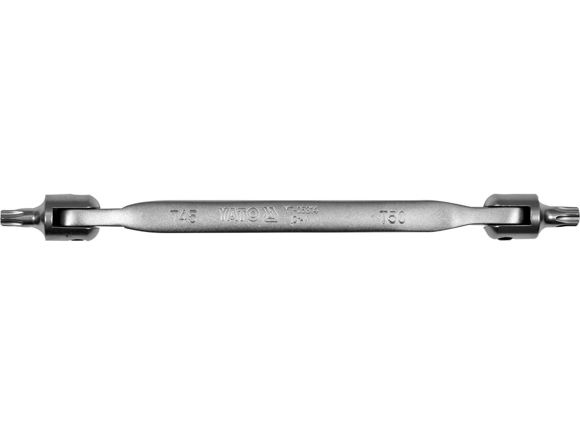 Klucz przegubowy TORX YATO t45xt50 wykonany ze stali CrV YT-05314
