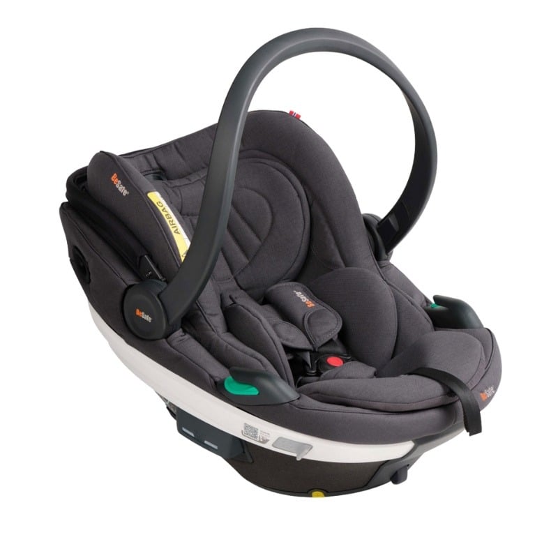 BeSafe Go Beyond fotelik samochodowy od 40-87 cm - 0- 13 kg - 0-1.5 roku-Dark Grey Melange