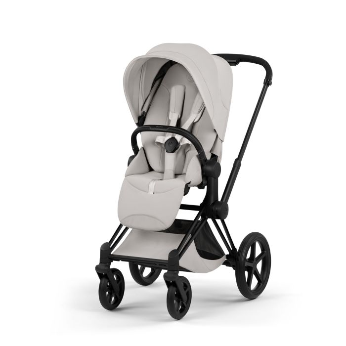 Cybex Priam 5.0 Style - wózek spacerowy-City Grey-Matt Black (with black leather)