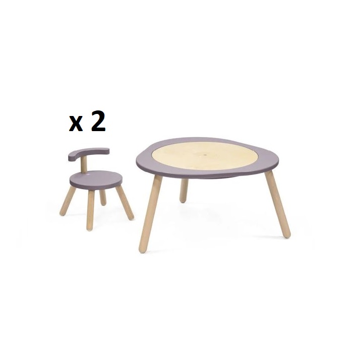 Stokke MuTable V2 - stolik + dwa krzesełka-Lilac