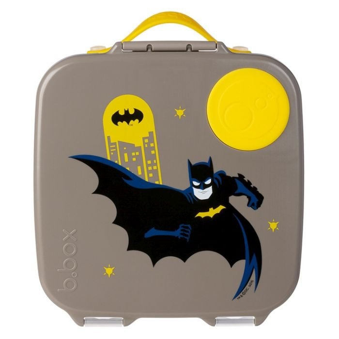 B.Box - Lunchbox - szczelna śniadaniówka z przegródkami i wkładem chłodzącym-Batman