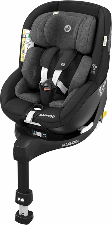Maxi-Cosi Mica Pro Eco i-Size - fotelik samochodowy od urodzenia do ok. 4 roku życia,od 40 do 105 cm 0-18 kg-Authentic Black