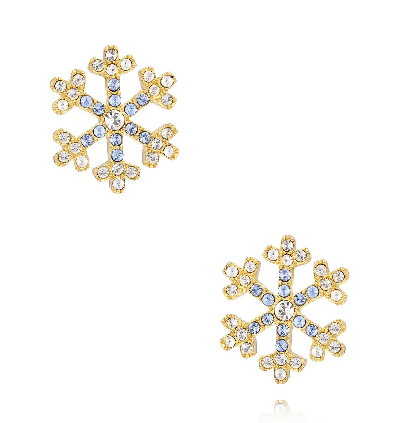 Kolczyki śnieżynki Frosty Snowflake - By Dziubeka
