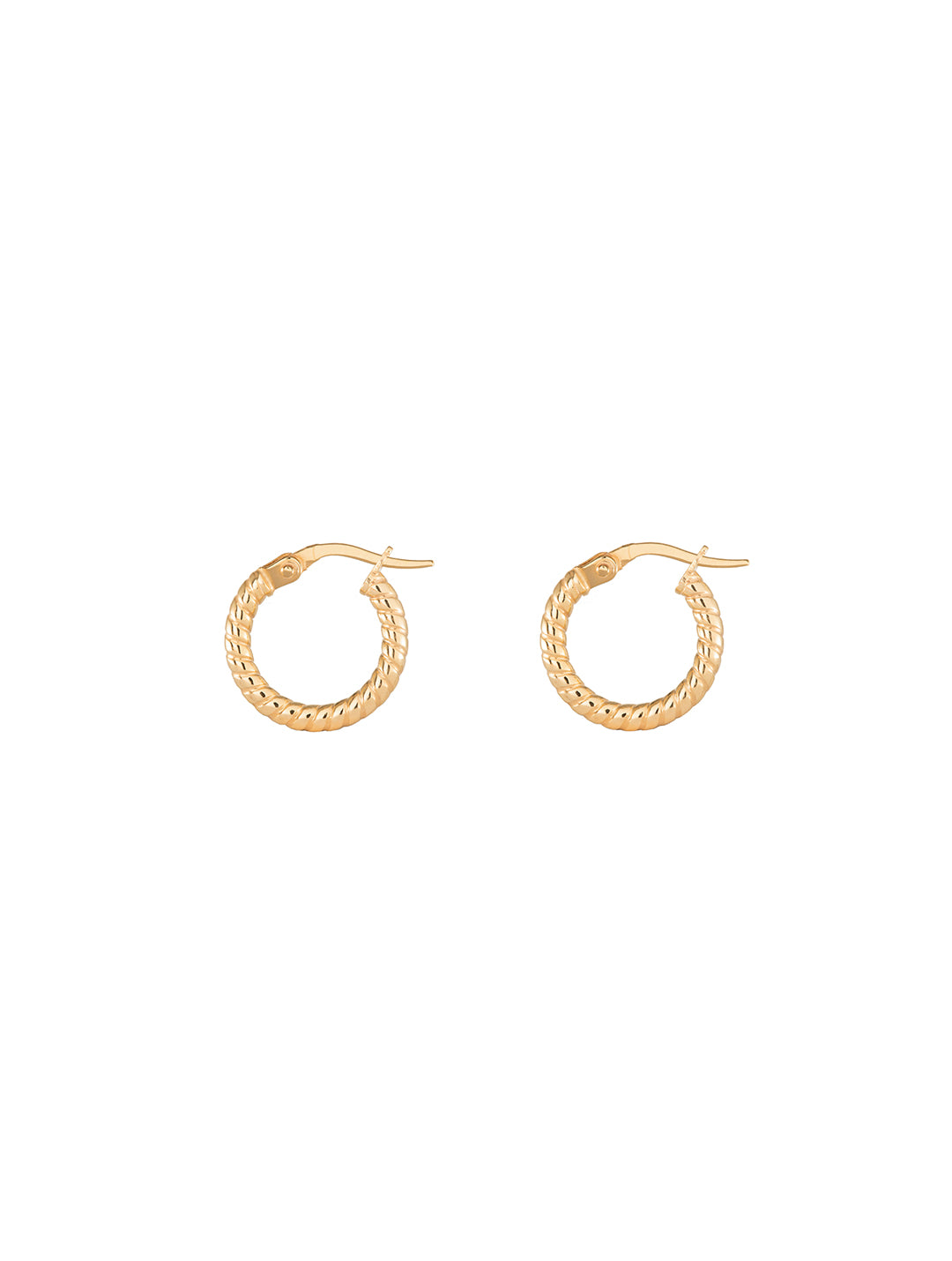 Twisted Hoops - Kolczyki koła