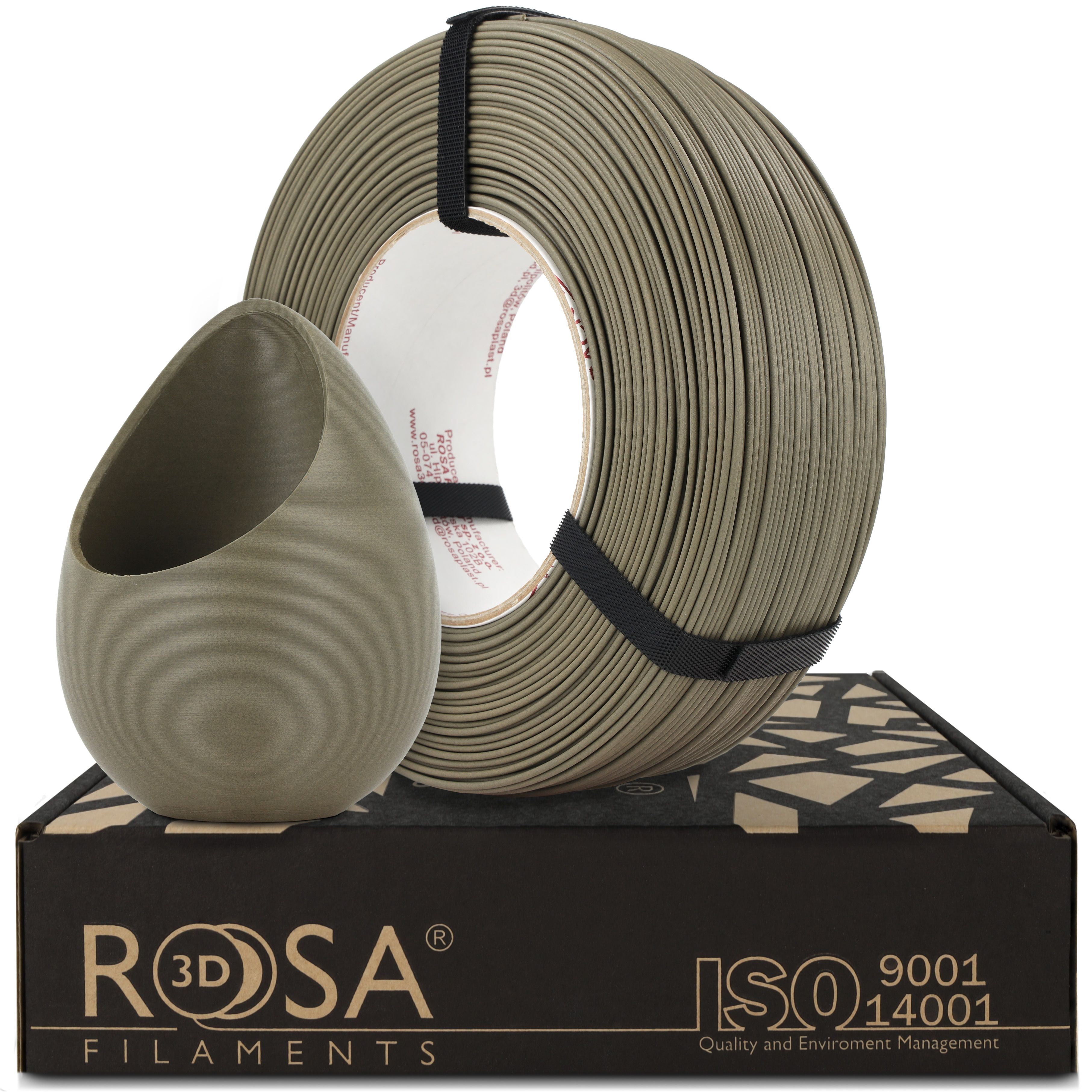 FILAMENT 3D ReFill PLA-CF Matt Olive Brown (Refill 1kg / 1.75mm)