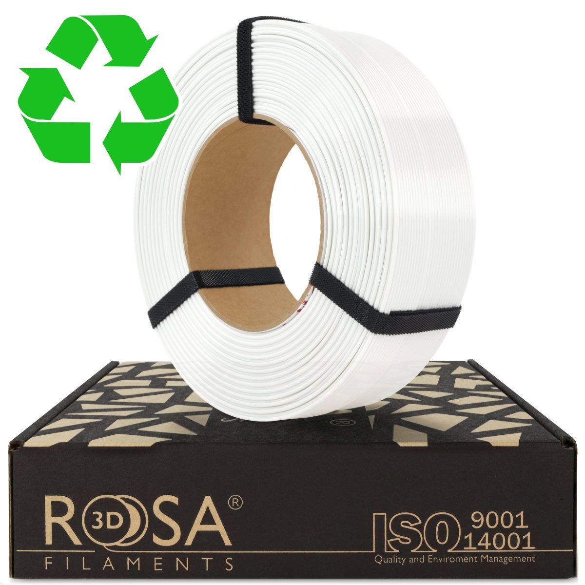 FILAMENT 3D ReFill R-PET-G Impact White (Refill 1kg / 1.75mm)