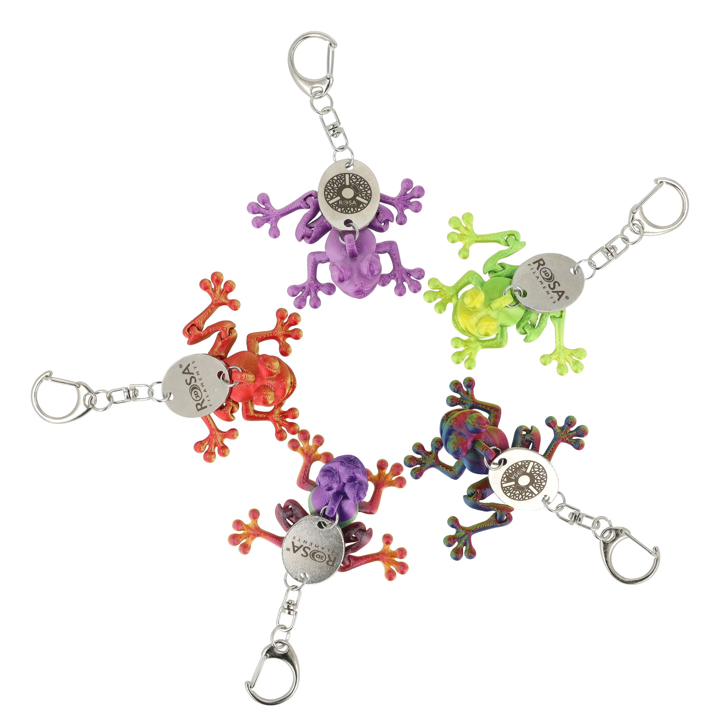Brelok Żaba, różne kolory / Key ring Frog various colours