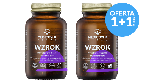Medicover Vital Wzrok 1+1 – Zestaw 2 szt., Suplement Na Oczy