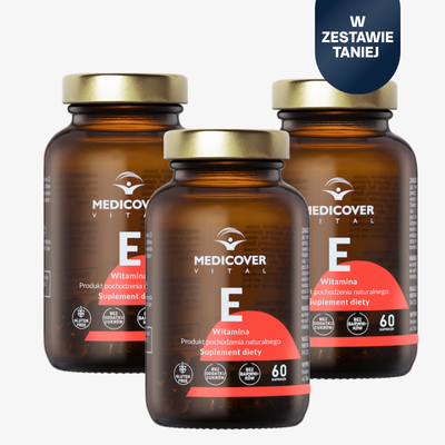 Medicover Vital Witamina E 3x60 Kaps. – Naturalna Witamina E Na 3 Mies.