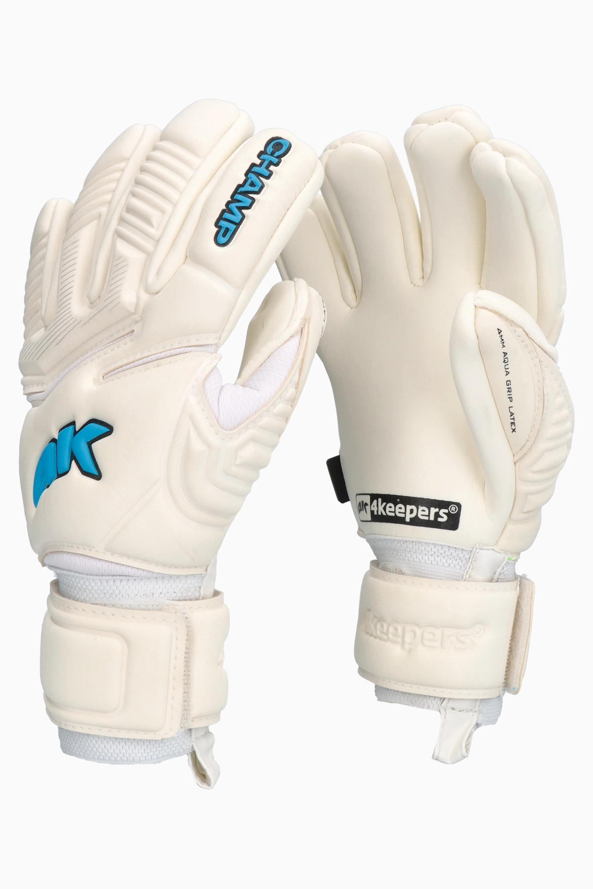 Rękawice 4keepers Champ Aqua VII NC - Biały