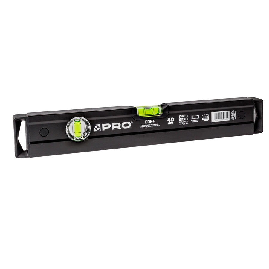 Poziomica frezowana Endurance Plus 40cm Czarna PRO800 Pro