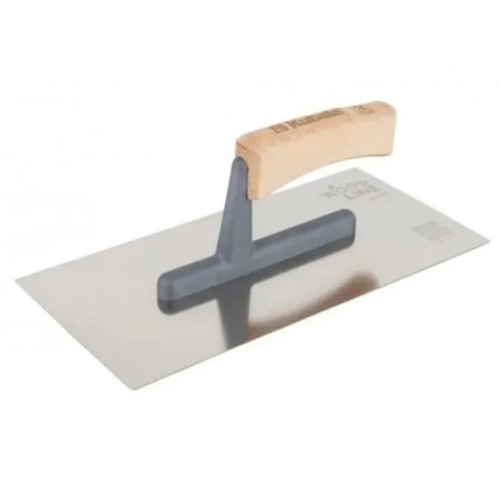 Paca nierdzewna gładka z drewnianym uchwytem 270x130mm Kubala