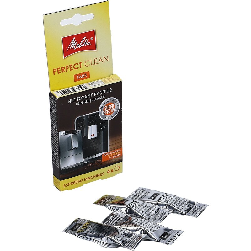 Tabletki Odtłuszczające Do Ekspresu - MELITTA Perfect Clean Tabs 4 szt.