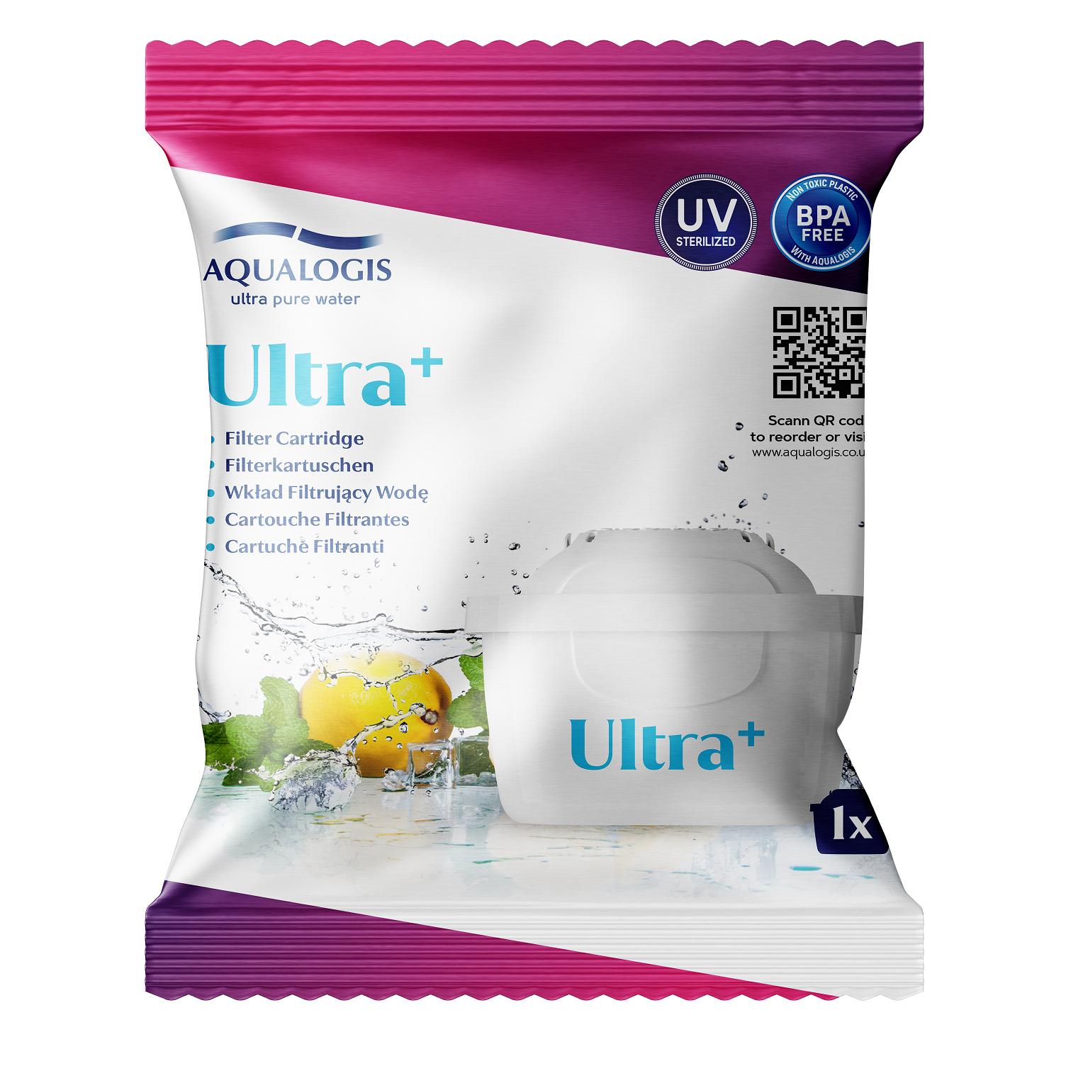 Filtr Ultra+ Wkład Filtrujący Do Dzbanka Brita Maxtra Plus