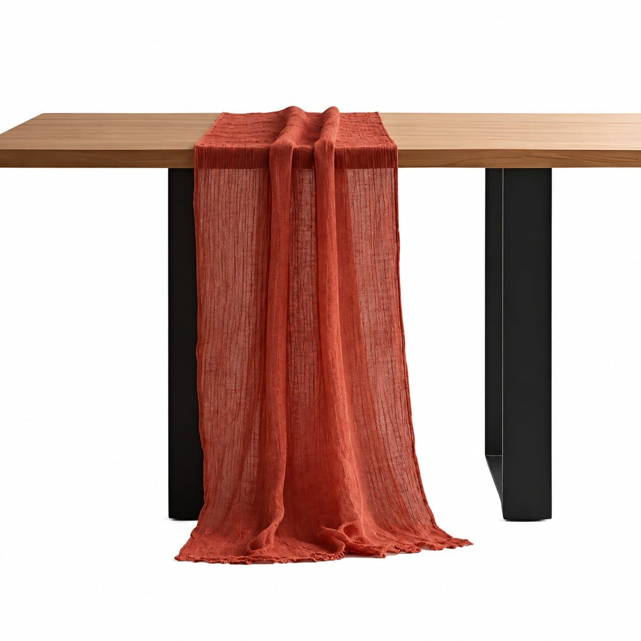 Bieżnik na stół 90×340 cm - rudy