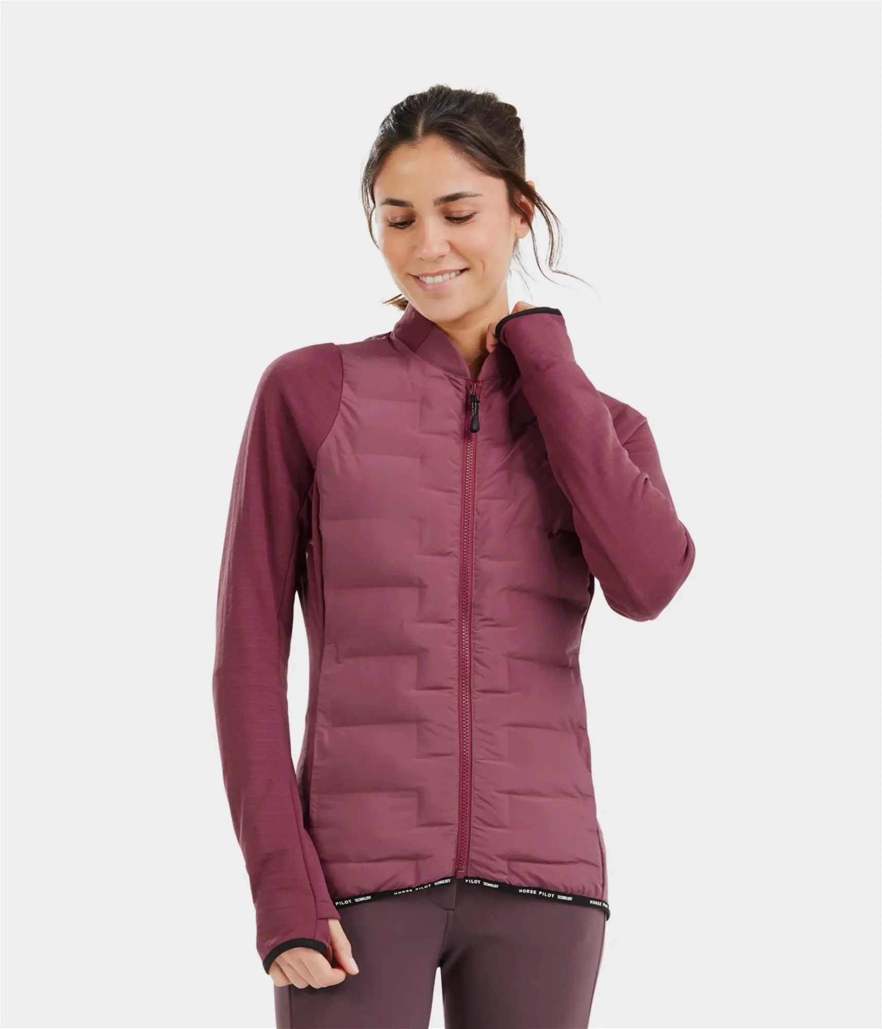 Horse Pilot Storm kurtka hybrydowa, dark pink