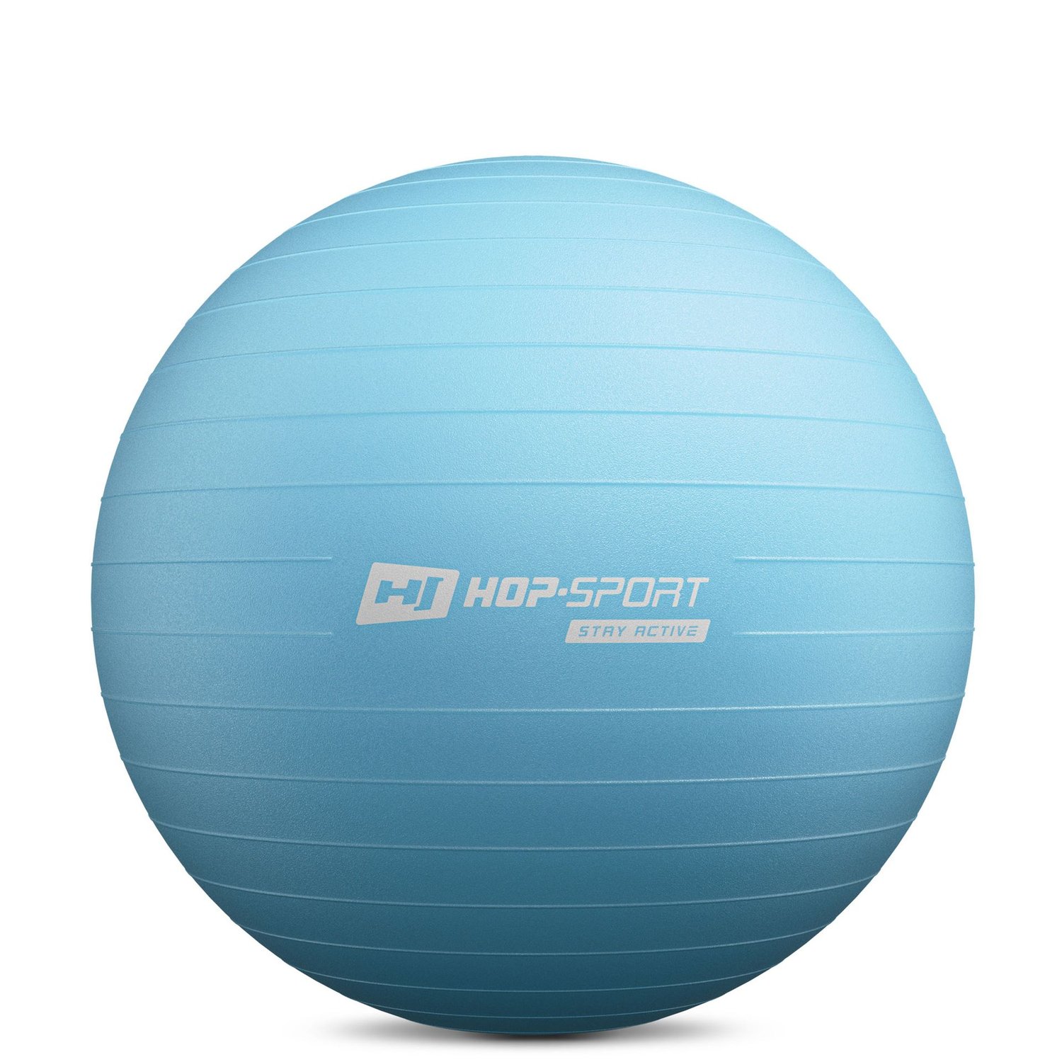 Gymnastikball 65cm mit Luftpumpe - himmelblau