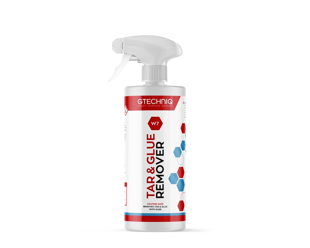 Gtechniq W7 Tar and Glue Remover 500ml - usuwanie resztek asfaltu i kleju z drewna, lakieru