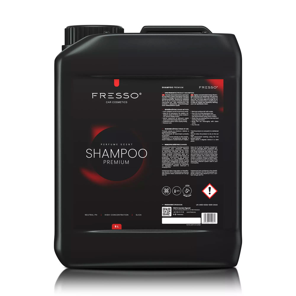 Fresso Shampoo Premium 5L - szampon do mycia samochodu