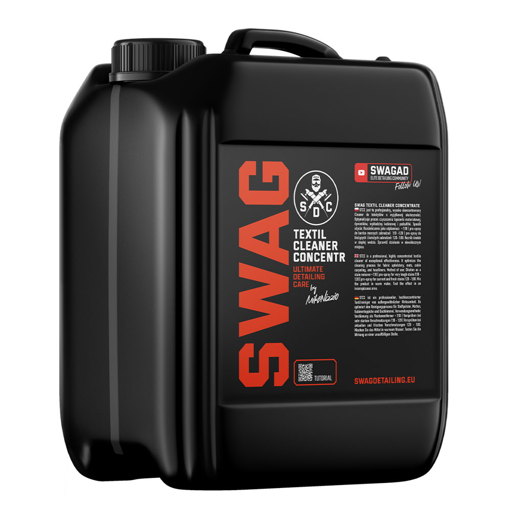 Swag TEXTIL CLEANER CONCENTR V2.1 5L - wielozadaniowy środek czyszczący materiały tekstylne