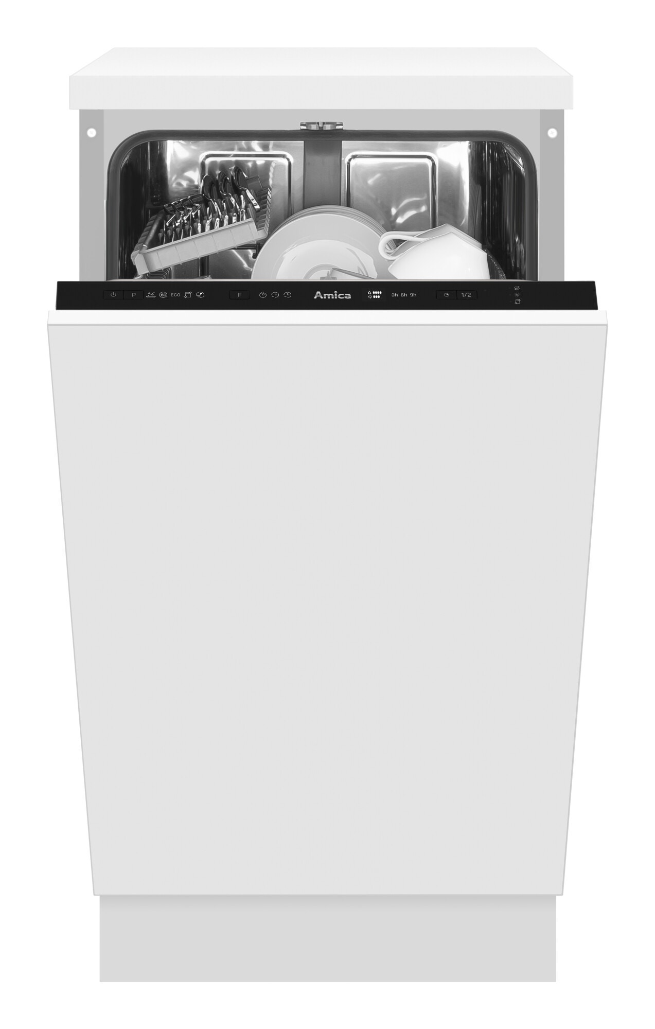 Zmywarka do zabudowy Amica DIM41E5qO 45 cm SilentDrive 2.0