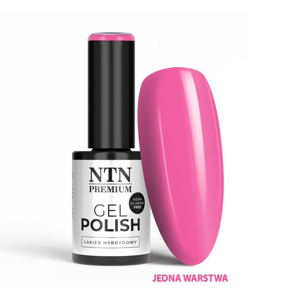 Lakier hybrydowy LED/UV Gel Polish Pinks Nr 546 Limited Edition NTN Premium HEMA/Di-HEMA Free 5g