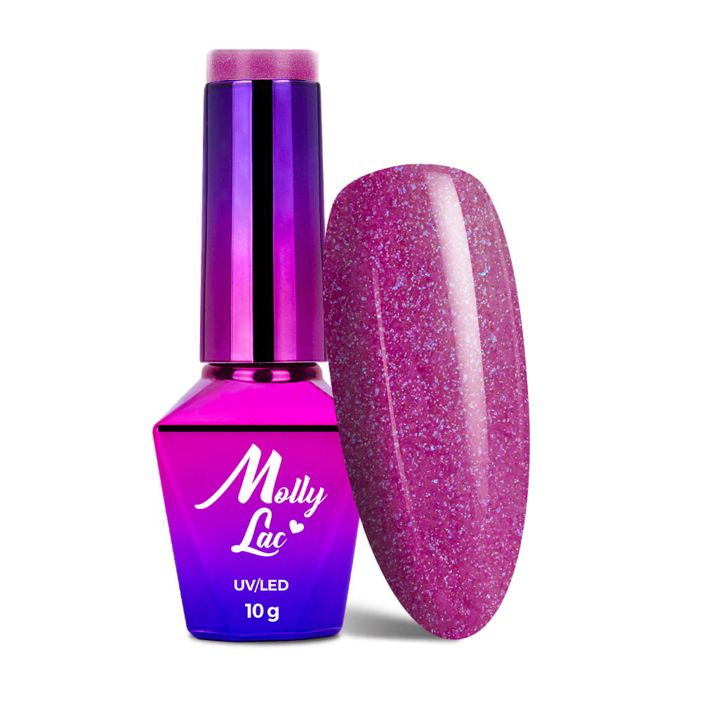 Lakier hybrydowy LED/UV Gel Polish MollyLac Glowing Time Nr 238 Vanity Show 10 g