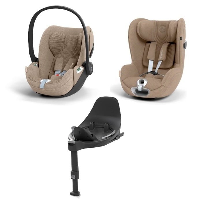 Cybex Modular T-Line Set - zestaw modularny Cloud T + Sirona T + baza T-Plus Cozy Beige