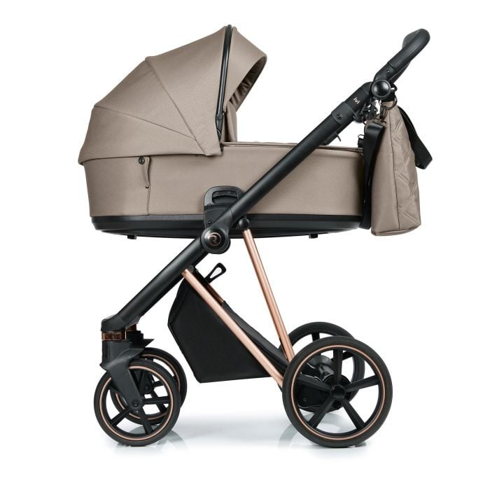 Roan Ivi 2.0 - wózek głęboko-spacerowy 2w1-Mocca Rose Gold