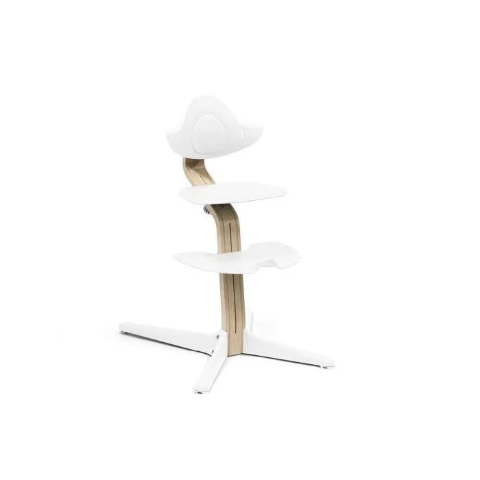 Stokke Nomi z Baby Set - krzesełko z zestawem dziecięcym-Natural White-Baby Set Anthracite