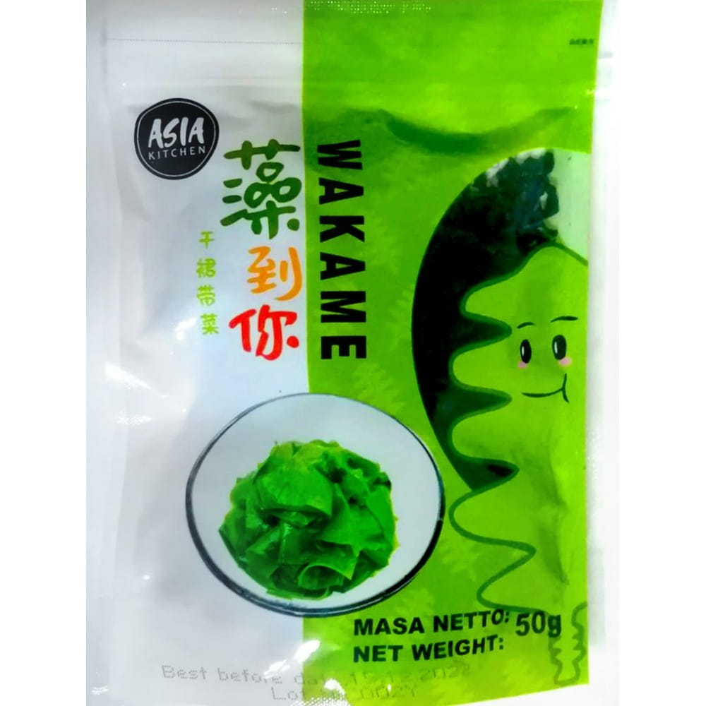 Wodorosty suszone Wakame 50g Asia Kitchen