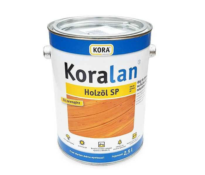 Koralan 2,5L Olej specjalny do drewna