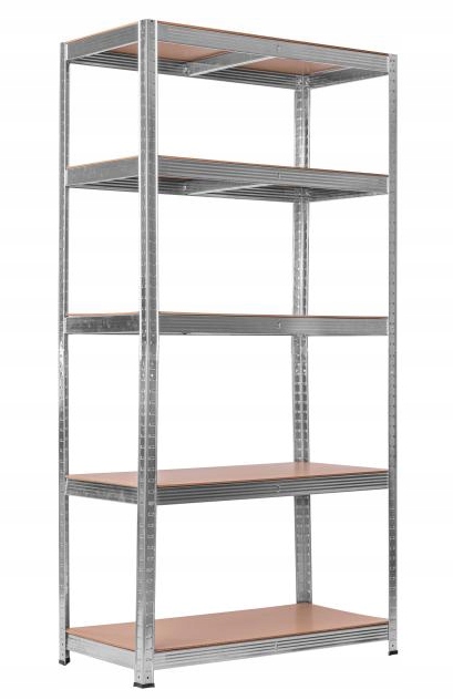 Regał stalowy metalowy wciskany do spiżarni garażu 180x90x40 5 półek