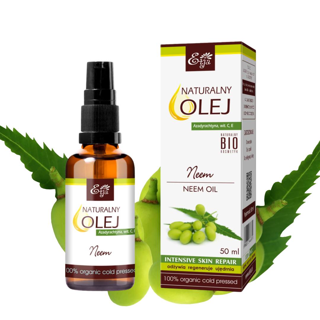 Olej NEEM BIO z Miodoli Indyjskiej Etja 50 ml