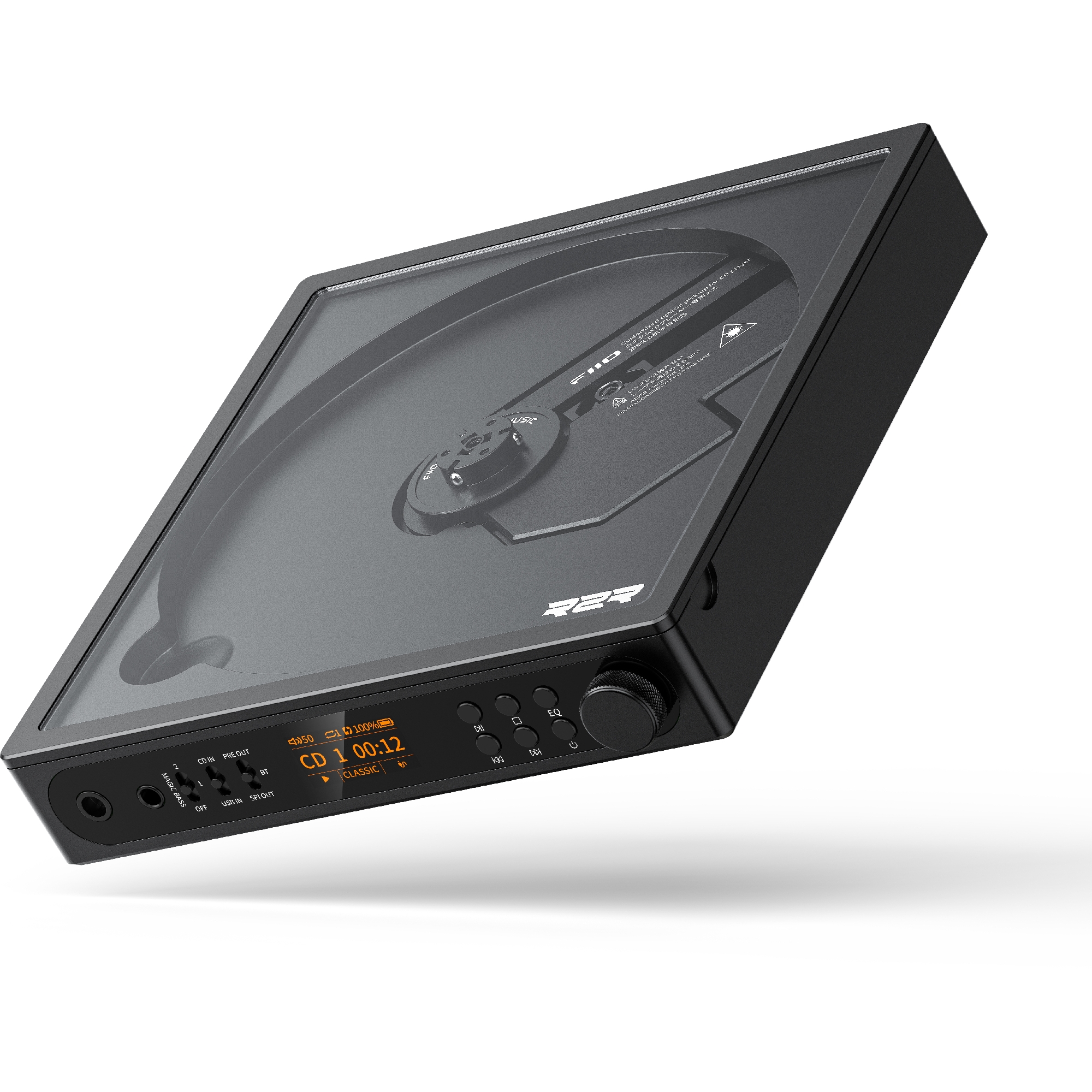 Fiio dm15 r2r black - przenośny odtwarzacz cd 24bit r2r z bluetooth