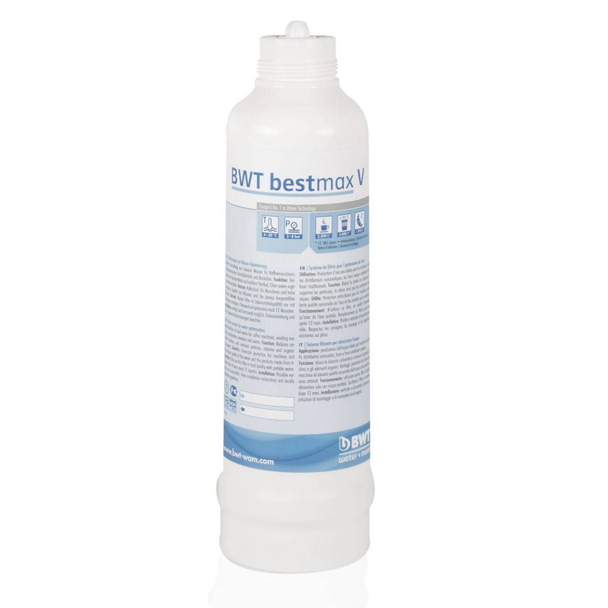BWT Bestmax V filtr (wkład) do wody. Filtr do ekspresów i automatów wendingowych.