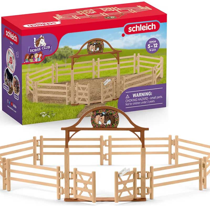 Schleich Horse Club Zagroda z z bramką wejściową dla koni 42434