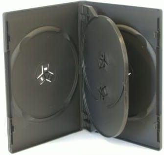 Pudełko 4xDVD Czarne 14mm op-50 - Henryx24