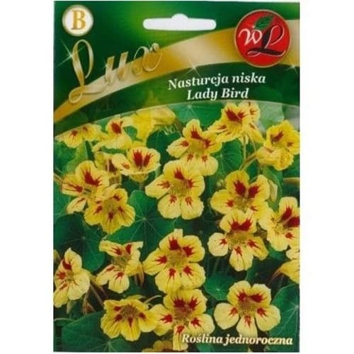 1 szt, Nasturcja niska Lady Bird - Nasiona: Ilość w opakowaniu: 5 g
