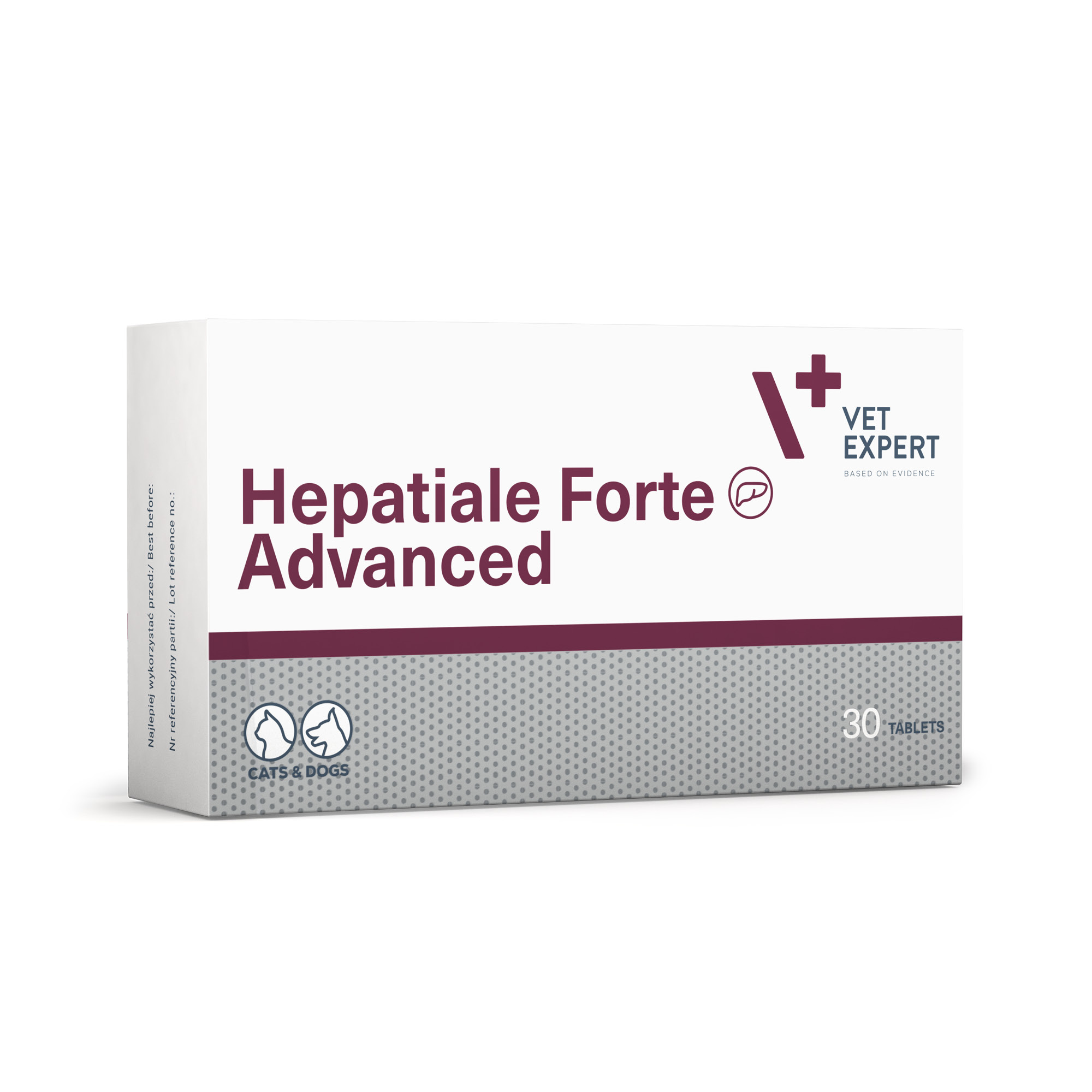 Hepatiale Forte Advanced | VET EXPERT | 30 tabletek | Preparat wspomagający wątrobę psów i kotów