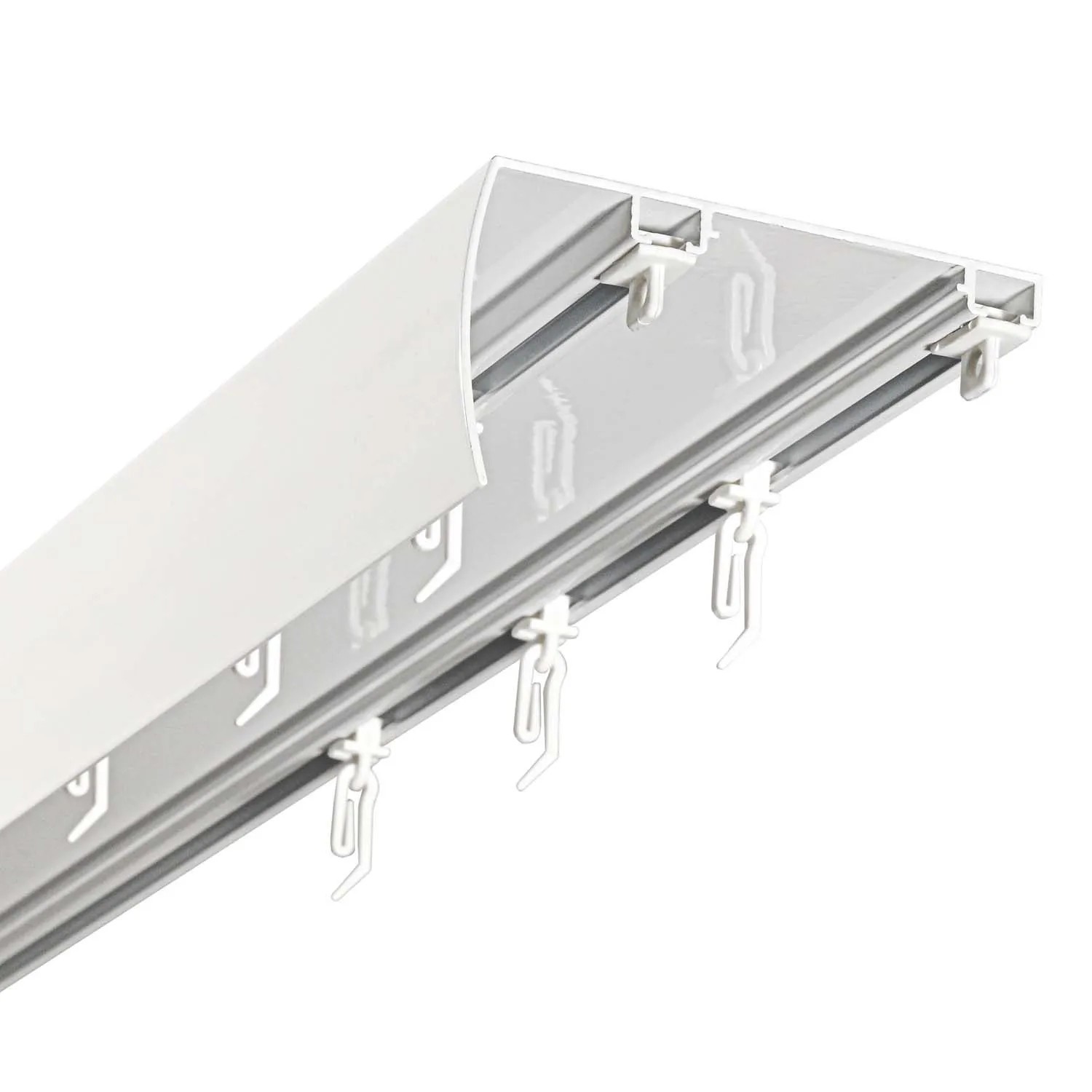 Kowalski Szyna aluminiowa z osłoną WIDE agrafka 640 cm biała