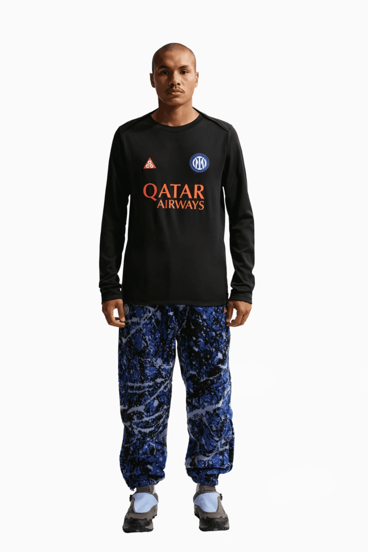 Koszulka z długim rękawem Nike Inter Mediolan x ACG 25/26 Academy Pro - Czarny