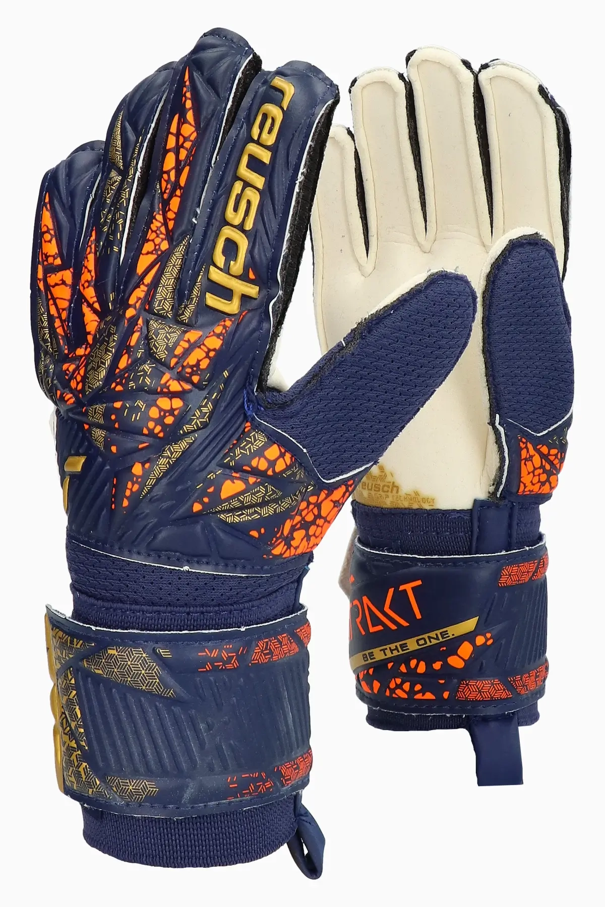Rękawice Reusch Attrakt Grip Junior - Granatowy